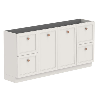 ADP Mabel Ensuite Floor Mount 1800mm Single Left Offset Bowl Vanity Cabinet