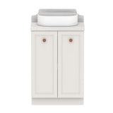 ADP Mabel Ensuite Floor Mount 600mm Single Center Bowl Vanity Cabinet
