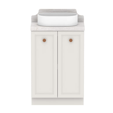 ADP Mabel Ensuite Floor Mount 600mm Single Center Bowl Vanity Cabinet