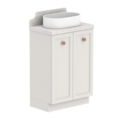 ADP Mabel Ensuite Floor Mount 600mm Single Center Bowl Vanity Cabinet