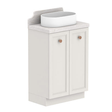 ADP Mabel Ensuite Floor Mount 600mm Single Center Bowl Vanity Cabinet