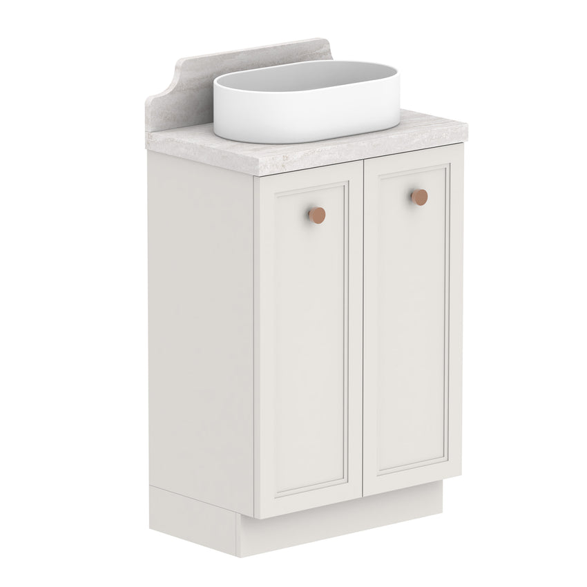 ADP Mabel Ensuite Floor Mount 600mm Single Center Bowl Vanity Cabinet