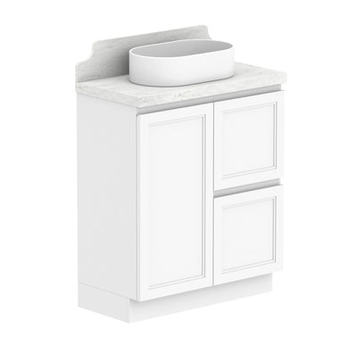 ADP Mabel Ensuite Floor Mount 750mm Single Center Bowl Vanity Cabinet