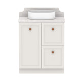 ADP Mabel Ensuite Floor Mount 750mm Single Center Bowl Vanity Cabinet