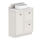 ADP Mabel Ensuite Floor Mount 750mm Single Center Bowl Vanity Cabinet