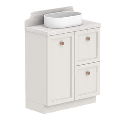 ADP Mabel Ensuite Floor Mount 750mm Single Center Bowl Vanity Cabinet
