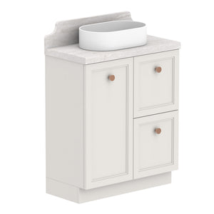 ADP Mabel Ensuite Floor Mount 750mm Single Center Bowl Vanity Cabinet