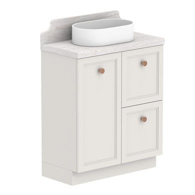 ADP Mabel Ensuite Floor Mount 750mm Single Center Bowl Vanity Cabinet