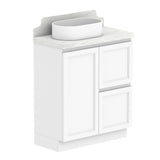 ADP Mabel Ensuite Floor Mount 750mm Single Left Offset Bowl Vanity Cabinet