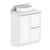 ADP Mabel Ensuite Floor Mount 750mm Single Left Offset Bowl Vanity Cabinet