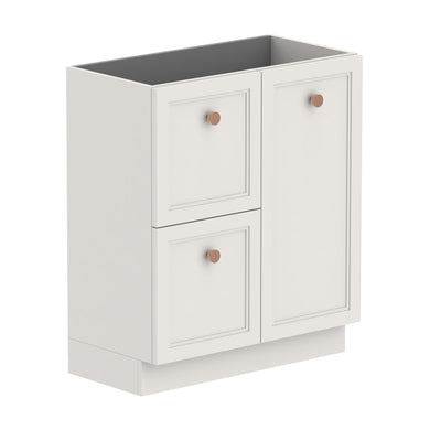 ADP Mabel Ensuite Floor Mount 750mm Single Right Offset Bowl Vanity Cabinet