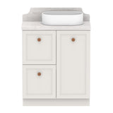 ADP Mabel Ensuite Floor Mount 750mm Single Right Offset Bowl Vanity Cabinet