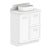 ADP Mabel Ensuite Floor Mount 750mm Single Center Bowl Vanity Cabinet