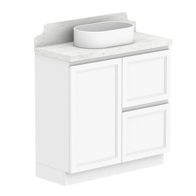 ADP Mabel Ensuite Floor Mount 900mm Single Center Bowl Vanity Cabinet