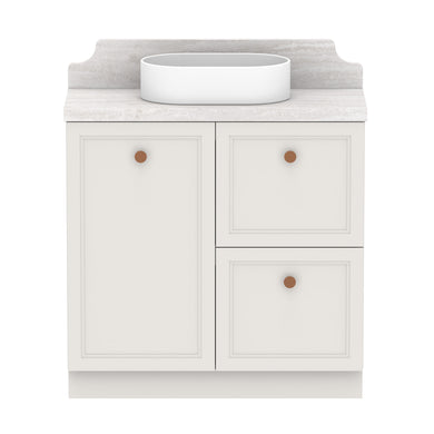 ADP Mabel Ensuite Floor Mount 900mm Single Center Bowl Vanity Cabinet