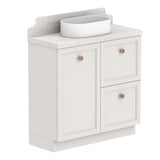 ADP Mabel Ensuite Floor Mount 900mm Single Center Bowl Vanity Cabinet