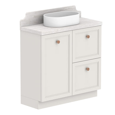 ADP Mabel Ensuite Floor Mount 900mm Single Center Bowl Vanity Cabinet