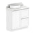 ADP Mabel Ensuite Floor Mount 900mm Single Left Offset Bowl Vanity Cabinet