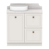 ADP Mabel Ensuite Floor Mount 900mm Single Left Offset Bowl Vanity Cabinet