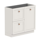 ADP Mabel Ensuite Floor Mount 900mm Single Right Offset Bowl Vanity Cabinet