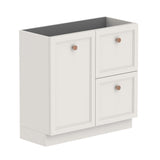 ADP Mabel Ensuite Floor Mount 900mm Single Left Offset Bowl Vanity Cabinet