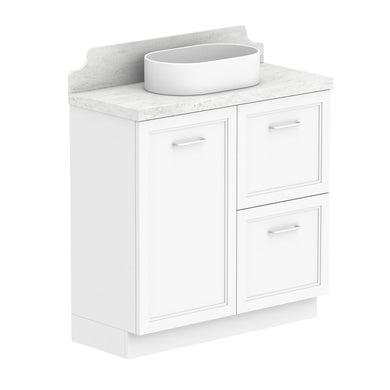 ADP Mabel Ensuite Floor Mount 900mm Single Center Bowl Vanity Cabinet