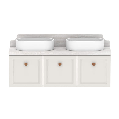 ADP Mabel Ensuite Wall Hung 1200mm Double Bowl Vanity Cabinet