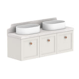 ADP Mabel Ensuite Wall Hung 1200mm Double Bowl Vanity Cabinet