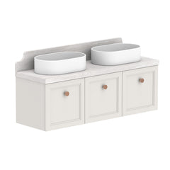 ADP Mabel Ensuite Wall Hung 1200mm Double Bowl Vanity Cabinet