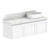 ADP Mabel Ensuite Wall Hung 1200mm Single Right Offset Bowl Vanity Cabinet