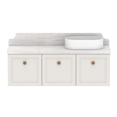 ADP Mabel Ensuite Wall Hung 1200mm Single Right Offset Bowl Vanity Cabinet