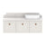 ADP Mabel Ensuite Wall Hung 1200mm Single Right Offset Bowl Vanity Cabinet