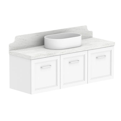 ADP Mabel Ensuite Wall Hung 1200mm Single Center Bowl Vanity Cabinet