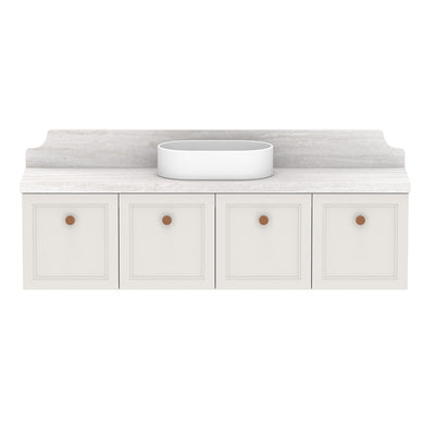 ADP Mabel Ensuite Wall Hung 1500mm Single Center Bowl Vanity Cabinet