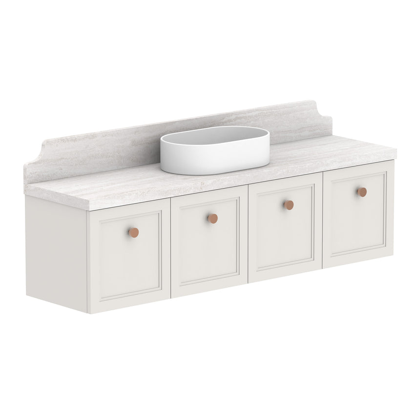 ADP Mabel Ensuite Wall Hung 1500mm Single Center Bowl Vanity Cabinet