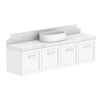 ADP Mabel Ensuite Wall Hung 1500mm Single Center Bowl Vanity Cabinet