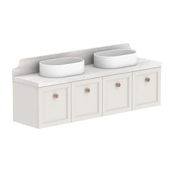 ADP Mabel Ensuite Wall Hung 1500mm Double Bowl Vanity Cabinet