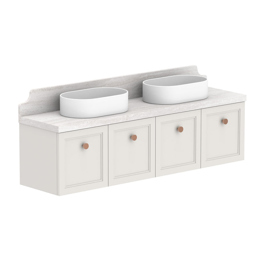 ADP Mabel Ensuite Wall Hung 1500mm Double Bowl Vanity Cabinet