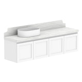 ADP Mabel Ensuite Wall Hung 1500mm Single Left Offset Bowl Vanity Cabinet