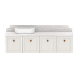 ADP Mabel Ensuite Wall Hung 1500mm Single Left Offset Bowl Vanity Cabinet