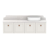 ADP Mabel Ensuite Wall Hung 1500mm Single Right Offset Bowl Vanity Cabinet