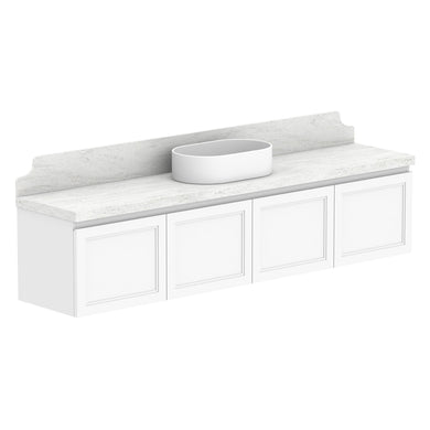 ADP Mabel Ensuite Wall Hung 1800mm Single Center Bowl Vanity Cabinet