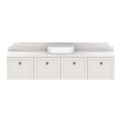 ADP Mabel Ensuite Wall Hung 1800mm Single Center Bowl Vanity Cabinet