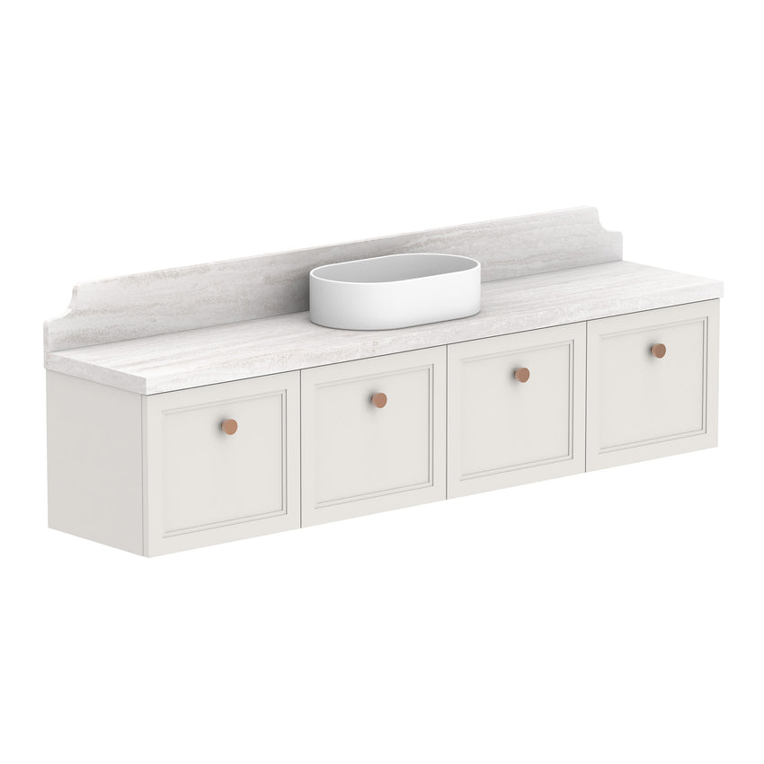 ADP Mabel Ensuite Wall Hung 1800mm Single Center Bowl Vanity Cabinet
