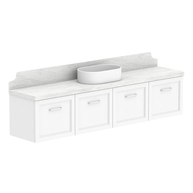 ADP Mabel Ensuite Wall Hung 1800mm Single Center Bowl Vanity Cabinet