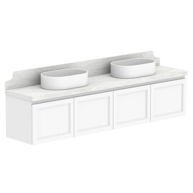 ADP Mabel Ensuite Wall Hung 1800mm Double Bowl Vanity Cabinet