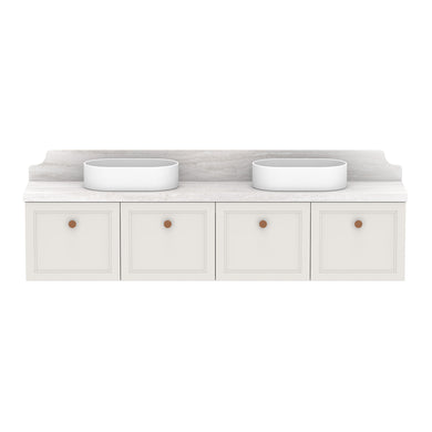 ADP Mabel Ensuite Wall Hung 1800mm Double Bowl Vanity Cabinet