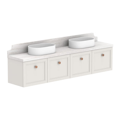 ADP Mabel Ensuite Wall Hung 1800mm Double Bowl Vanity Cabinet