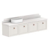 ADP Mabel Ensuite Wall Hung 1800mm Single Left Offset Bowl Vanity Cabinet