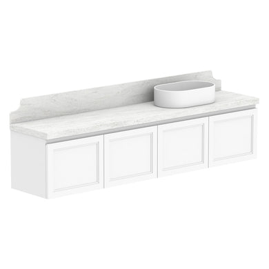 ADP Mabel Ensuite Wall Hung 1800mm Single Right Offset Bowl Vanity Cabinet